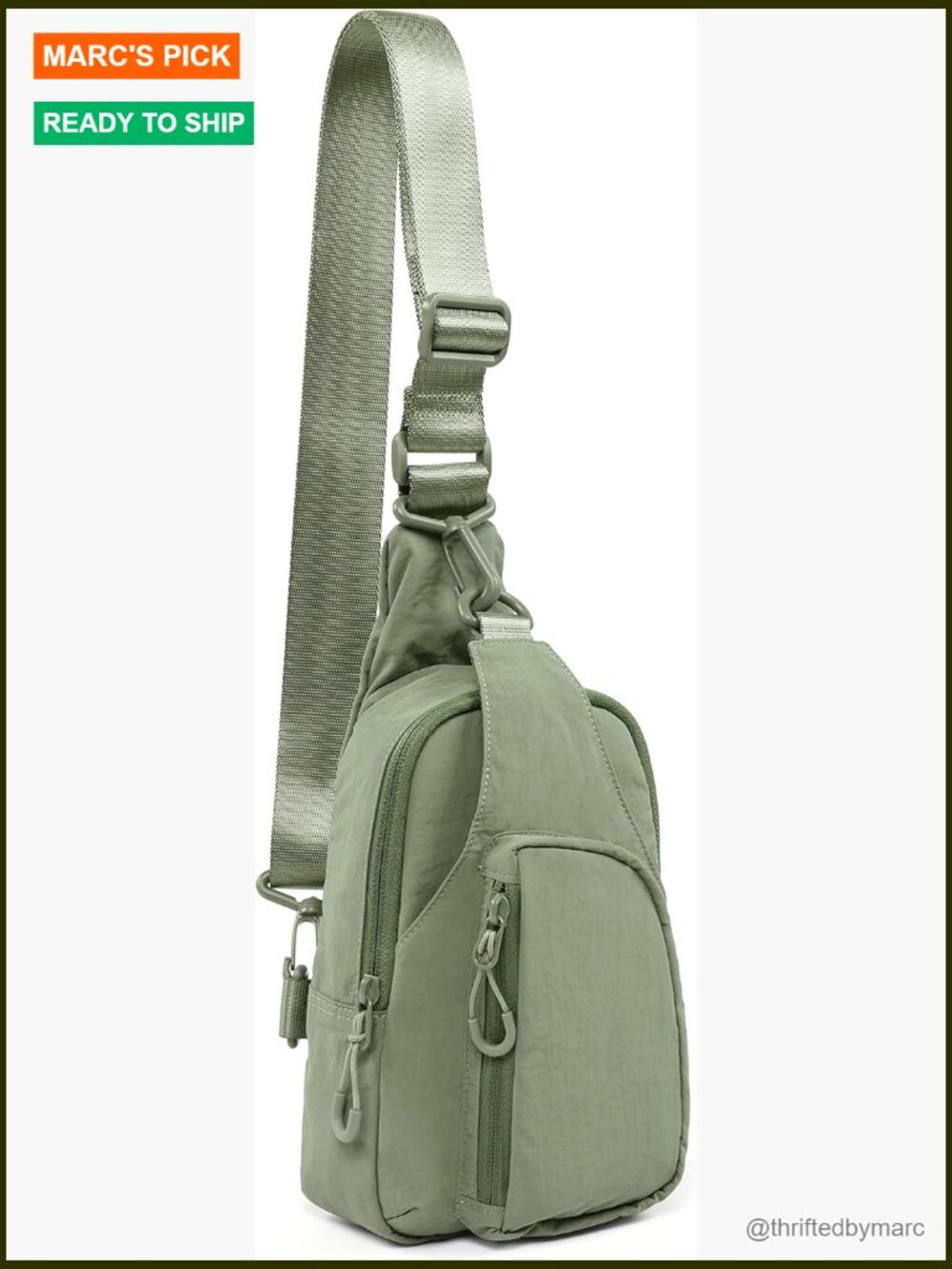 Lightweight Sling Backpack With Adjustable Straps For Travel Hiking
